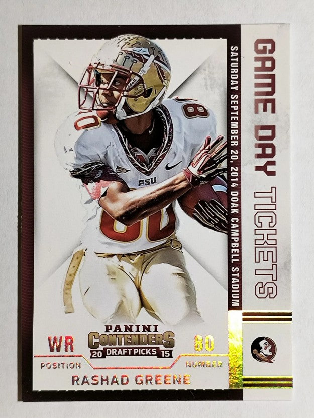 2015 Panini Contenders Draft Picks Game Day Tickets #37 Rashad Greene