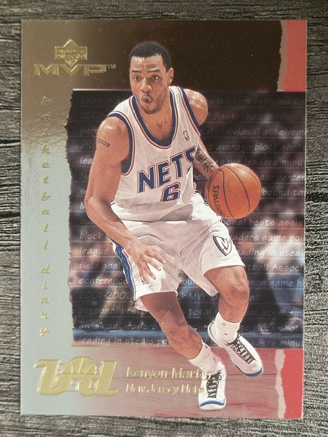 2001-02 Upper Deck MVP Basketball Diary #BD12 Kenyon Martin