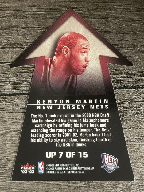 2002-03 Fleer Genuine On the Up #7 Kenyon Martin