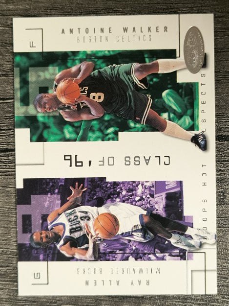 2002-03 Hoops Hot Prospects Class Of #10 Ray Allen/Antoine Walker