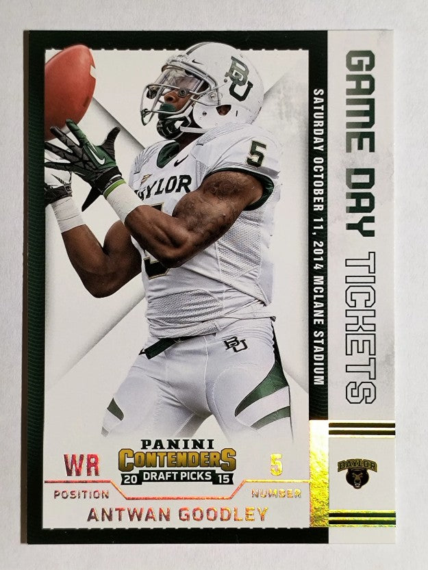 2015 Panini Contenders Draft Picks Game Day Tickets #3 Antwan Goodley