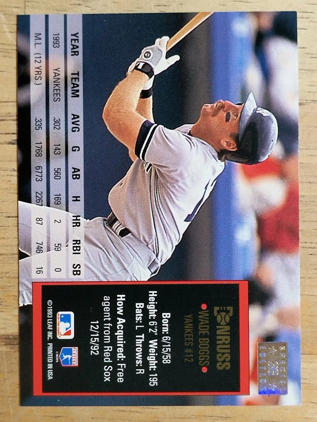 1994 Donruss Special Edition #36 Wade Boggs