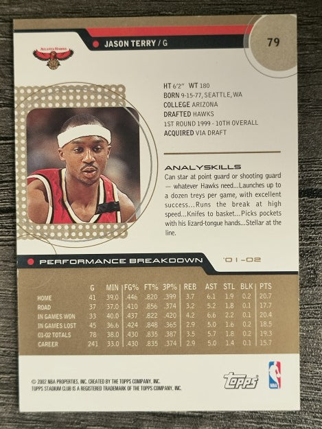 2002-03 Stadium Club 10th Anniversary Parallel #79 Jason Terry