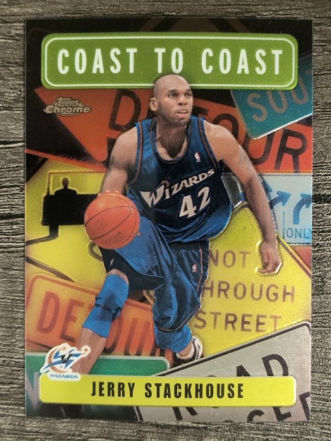 2002-03 Topps Chrome Coast to Coast #CC16 Jerry Stackhouse