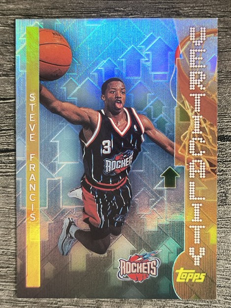 2002-03 Topps Verticality #V7 Steve Francis