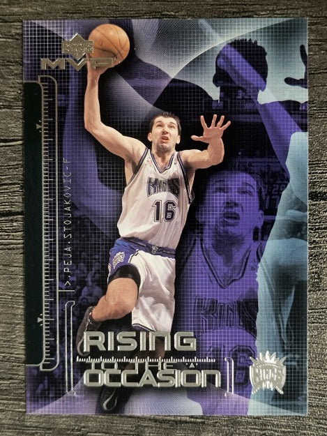 2002-03 Upper Deck MVP Rising to the Occasion #7 Peja Stojakovic