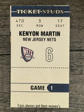 2003-04 Fleer Authentix Ticket Studs #10 Kenyon Martin