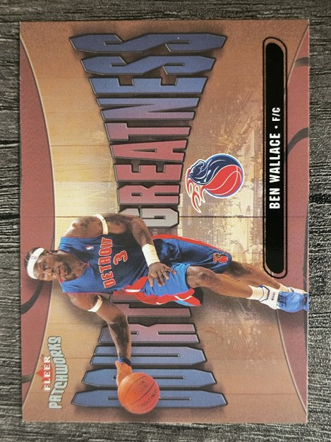 2003-04 Fleer Patchworks Courting Greatness #12 Ben Wallace