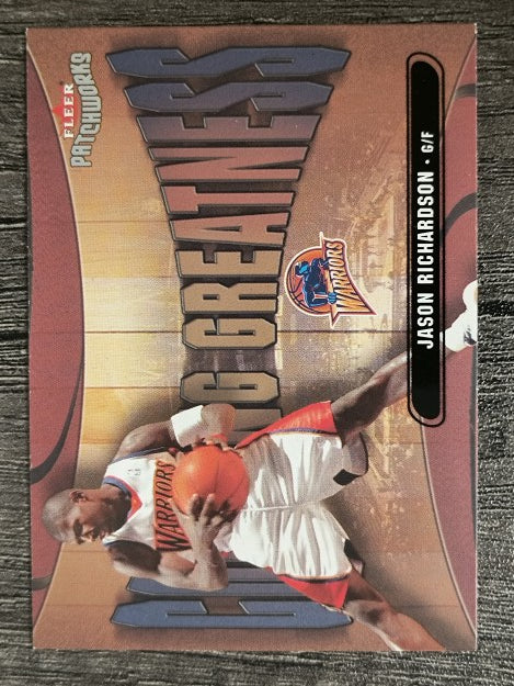 2003-04 Fleer Patchworks Courting Greatness #24 Jason Richardson
