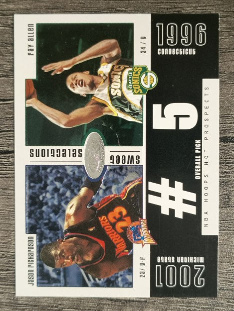 2003-04 Hoops Hot Prospects Sweet Selections #2 Jason Richardson/Ray Allen