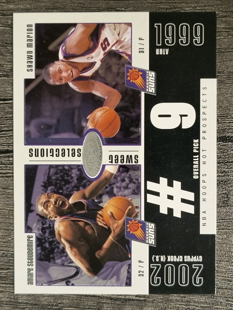 2003-04 Hoops Hot Prospects Sweet Selections #4 Stoudemire/Shawn Marion (EXMT)