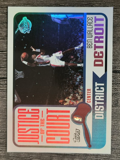 2003-04 Topps Justice of the Court #JC1 Ben Wallace