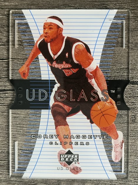 2003-04 UD Glass Plexi-Glass #23 Corey Maggette