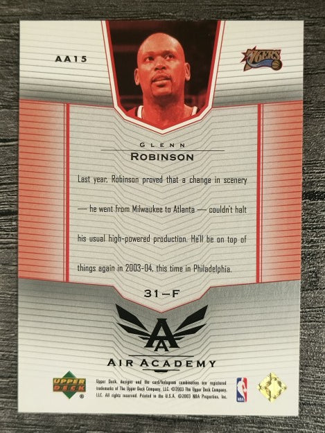 2003-04 Upper Deck Air Academy #AA15 Glenn Robinson