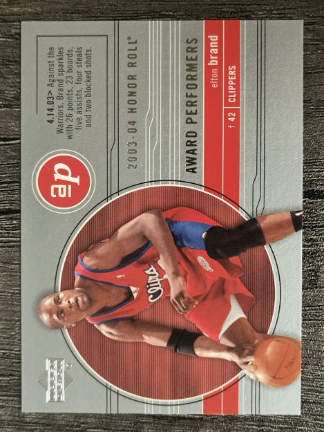 2003-04 Upper Deck Honor Roll Award Performers #AP14 Elton Brand