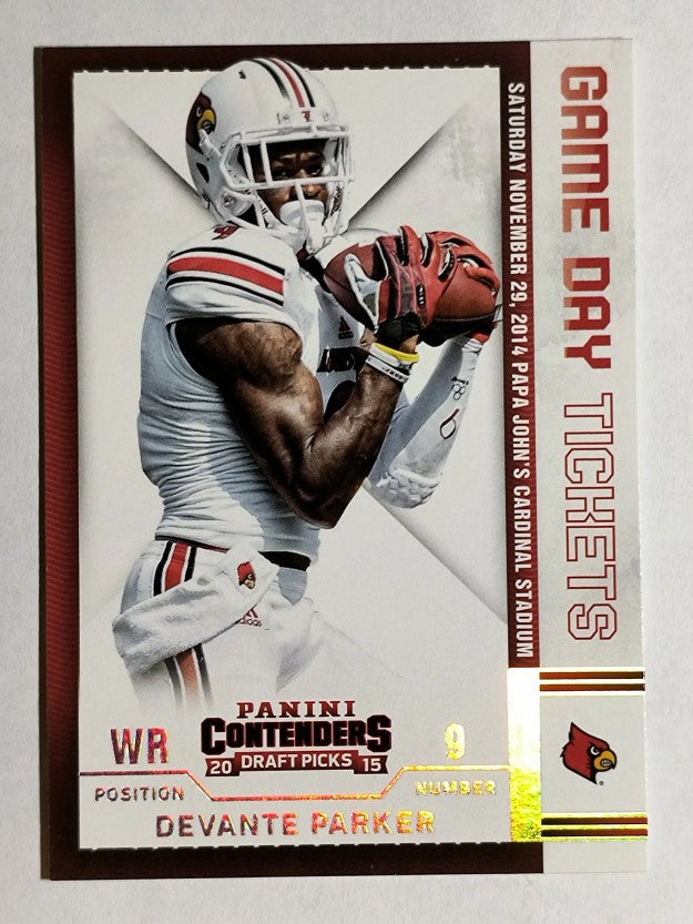 2015 Panini Contenders Draft Picks Game Day Tickets #14 DeVante Parker