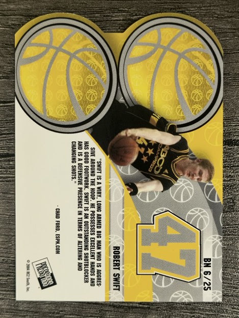 2004 Press Pass Big Numbers #6 Robert Swift