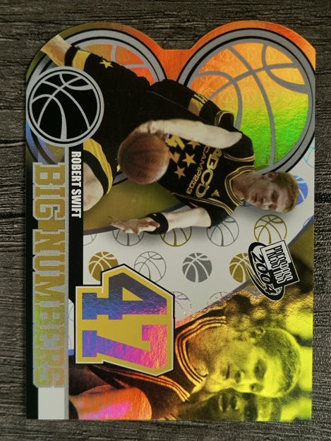 2004 Press Pass Big Numbers #6 Robert Swift