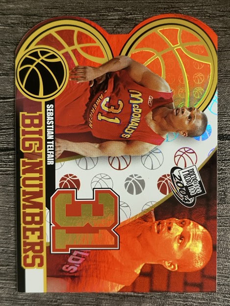 2004 Press Pass Big Numbers #8 Sebastian Telfair