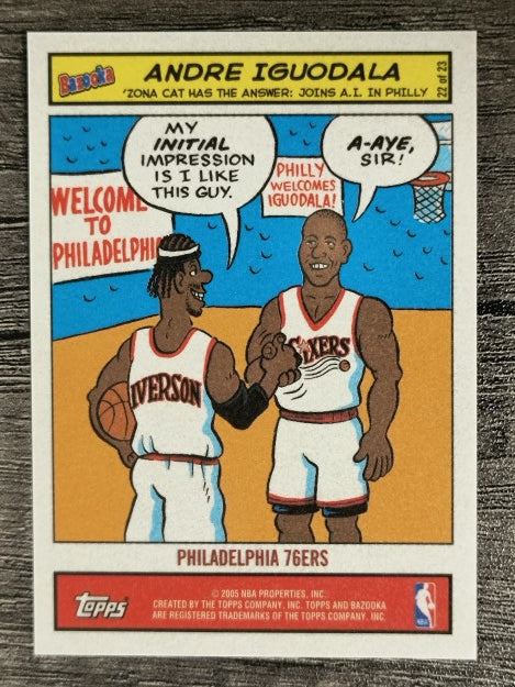 2004-05 Bazooka Comics #22 Andre Iguodala