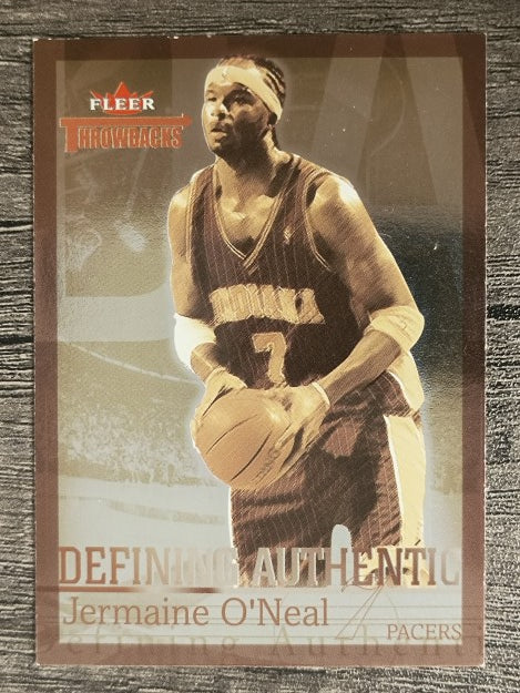 2004-05 Fleer Throwbacks Defining Authentic #10 Jermaine O'Neal