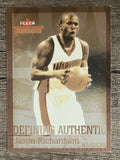 2004-05 Fleer Throwbacks Defining Authentic #11 Jason Richardson
