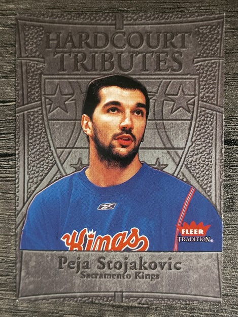 2004-05 Fleer Tradition Hardcourt Tributes #13 Peja Stojakovic