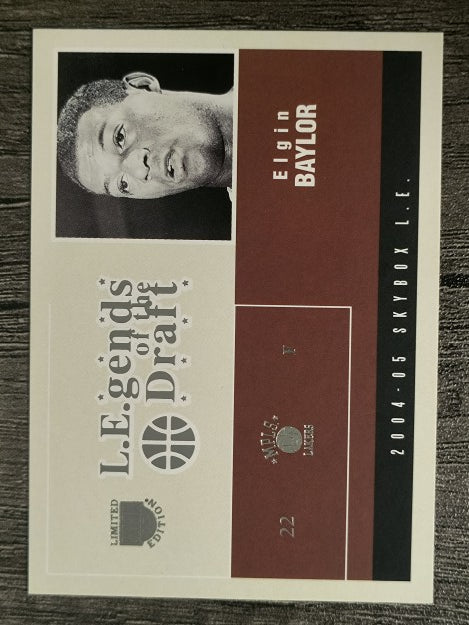 2004-05 SkyBox LE Legends of the Draft #3 Elgin Baylor