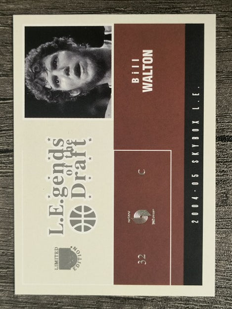 2004-05 SkyBox LE Legends of the Draft #7 Bill Walton