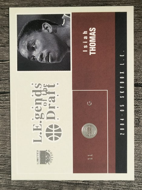 2004-05 SkyBox LE Legends of the Draft #10 Isiah Thomas