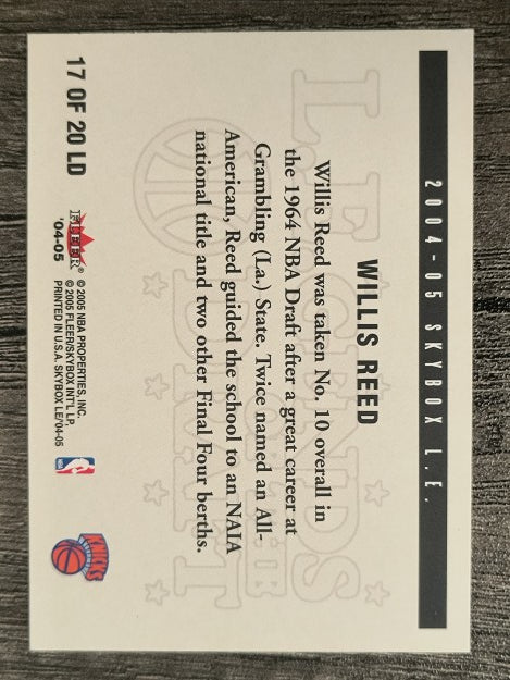 2004-05 SkyBox LE Legends of the Draft #17 Willis Reed