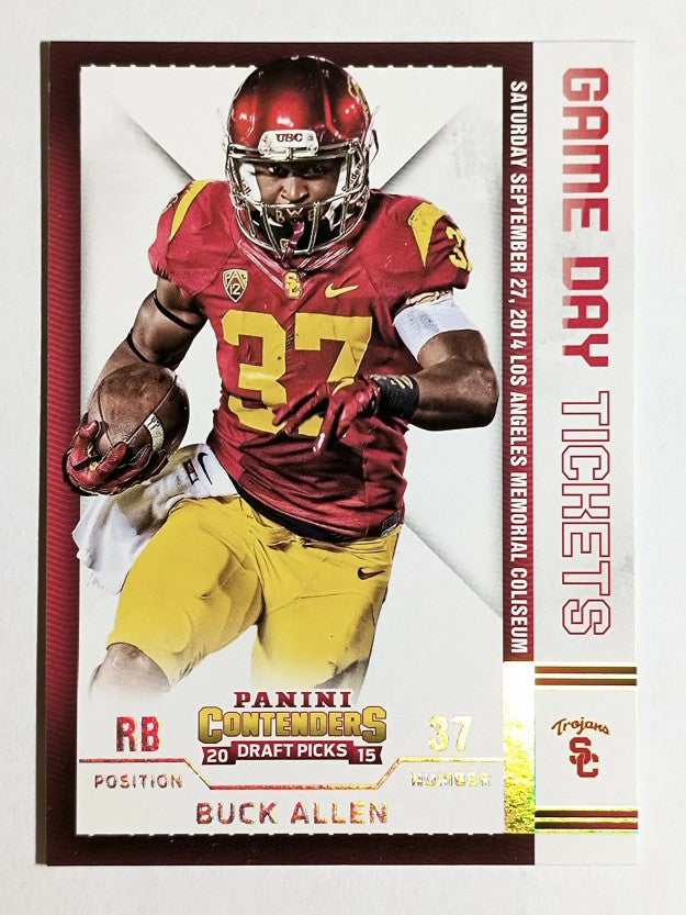 2015 Panini Contenders Draft Picks Game Day Tickets #23 Buck Allen