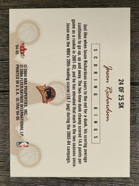 2004-05 Ultra Scoring Kings #24 Jason Richardson