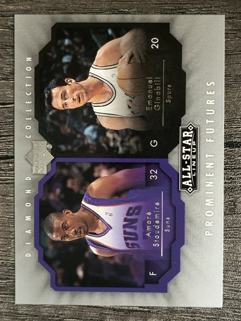 2004-05 Upper Deck All-Star Lineup Prominent Futures Stoudemire/Manu Ginobili