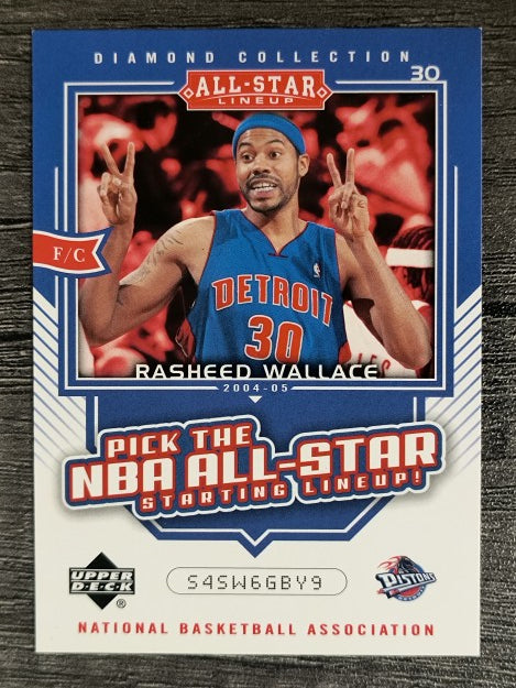 2004-05 Upper Deck All-Star Lineup Promos/eCards #AS31 Rasheed Wallace