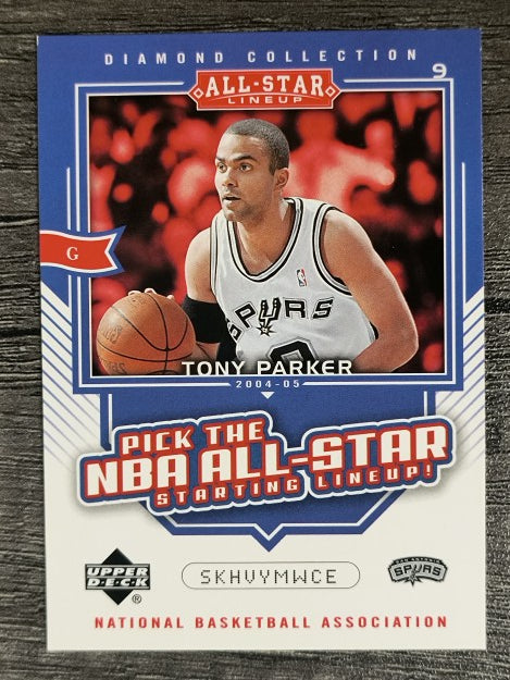 2004-05 Upper Deck All-Star Lineup Promos/eCards #AS36 Tony Parker