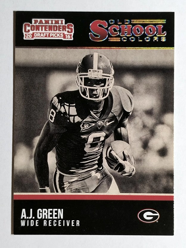 2016 Panini Contenders Draft Picks Old School Colors #1 A.J. Green