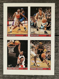 2005-06 Bazooka 4-on-1 Stickers #15 Jalen Rose/Miller/Gerald Wallace/Jackson