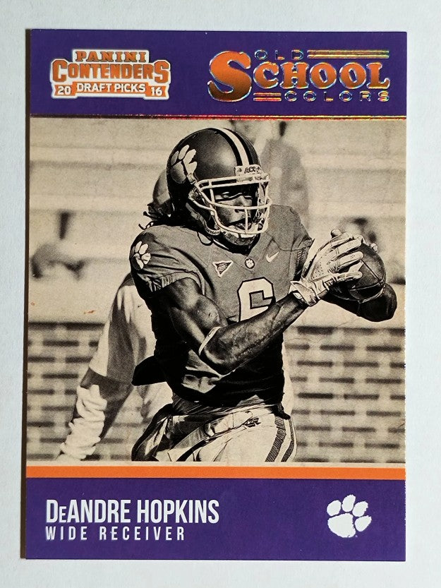 2016 Panini Contenders Draft Picks Old School Colors #8 DeAndre Hopkins