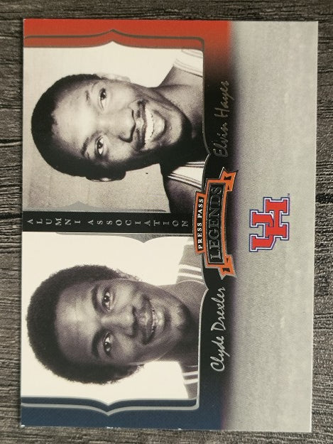 2006-07 Press Pass Legends Alumni Association #3 Clyde Drexler/Elvin Hayes (NM)