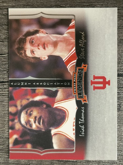 2006-07 Press Pass Legends Alumni Association #4 Isiah Thomas/Steve Alford