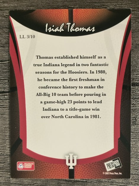 2006-07 Press Pass Legends Legendary Legacy #3 Isiah Thomas