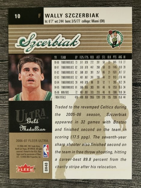 2006-07 Ultra Gold Medallion #10 Wally Szczerbiak
