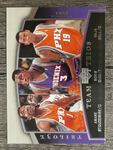 2006-07 Upper Deck Trilogy #83 Amare Stoudemire/Boris Diaw/Raja Bell