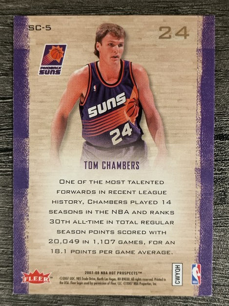 2007-08 Fleer Hot Prospects Supreme Court #5 Tom Chambers
