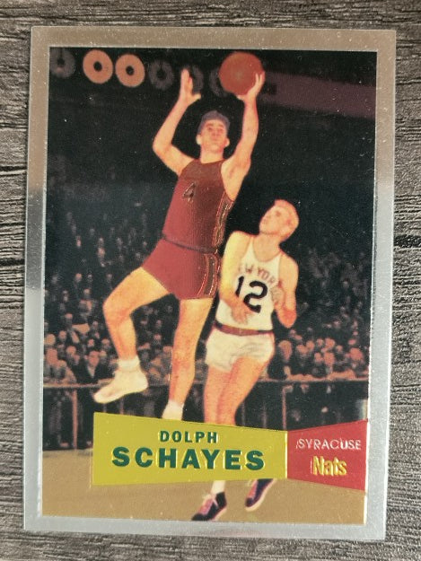 2007-08 Topps Chrome 1957-58 Variations #50 Dolph Schayes