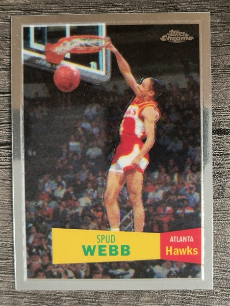 2007-08 Topps Chrome 1957-58 Variations #81 Spud Webb
