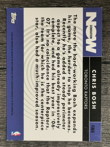 2007-08 Topps Generation Now #GN4 Chris Bosh