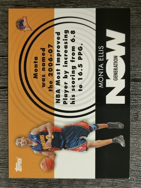 2007-08 Topps Generation Now #GN18 Monta Ellis