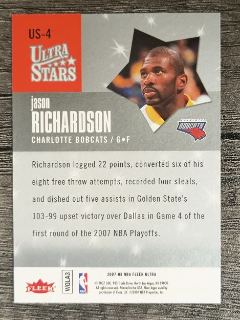 2007-08 Ultra SE Stars #US4 Jason Richardson